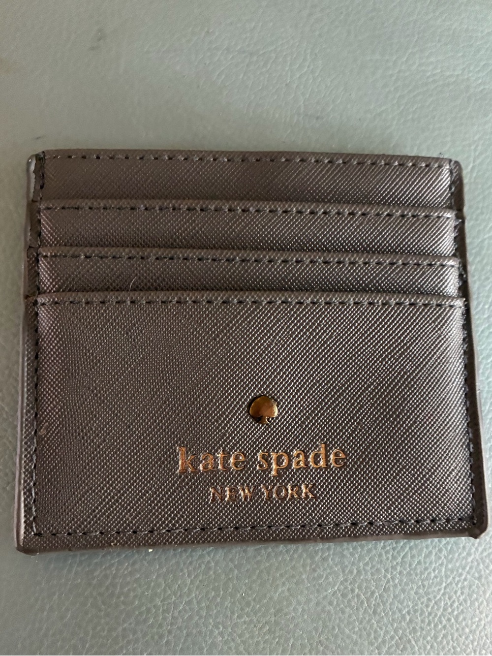 Kate Spade New York glitter card holder